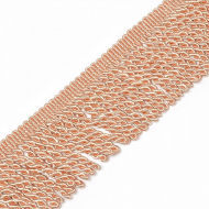 Бахрома для штор арт.0390-0910 цв.6461 шир.62мм цв.персиковый уп.10м