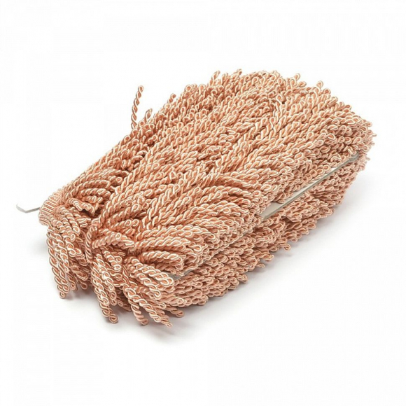 Бахрома для штор арт.0390-0910 цв.6461 шир.62мм цв.персиковый уп.10м