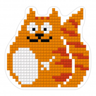 Кристальная мозаика ФРЕЯ арт.ALVM-001 Котик (магнит) 6,5х7 см