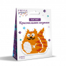 Кристальная мозаика ФРЕЯ арт.ALVM-001 Котик (магнит) 6,5х7 см