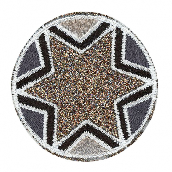 Термоаппликация "Звезда в кружке"