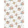Ткани для пэчворка в рулонах ВЕРСАЛЬСКИЕ САДЫ 112 см 100% хлопок (в метрах) ВС-03 белый