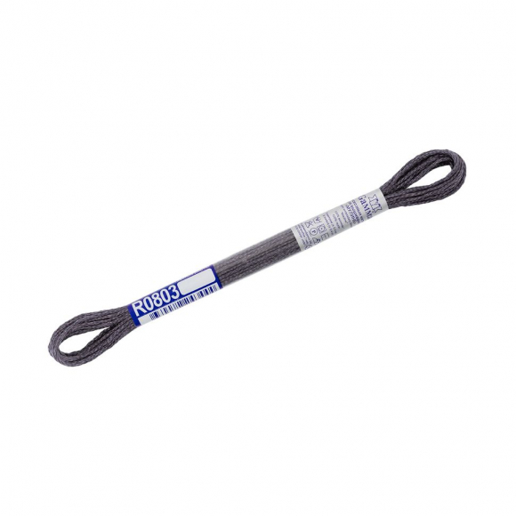 Нитки для вышивания Gamma мулине 100% вискоза 12 x 8 м цв.R0803 серый