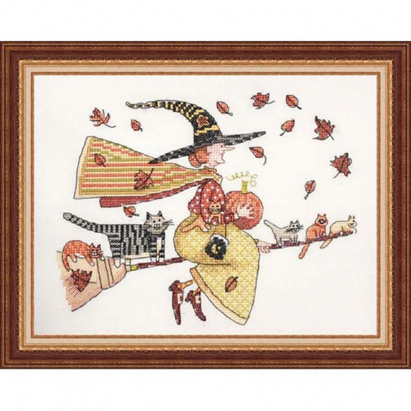 Набор для вышивания NEOCRAFT арт.СП-03 На шабаш 16х21 см