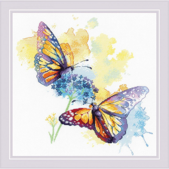 Набор для вышивания РИОЛИС арт.1941 Красочный полет 30х30 см Набор для вышивания РИОЛИС арт.1941 Красочный полет 30х30 см
