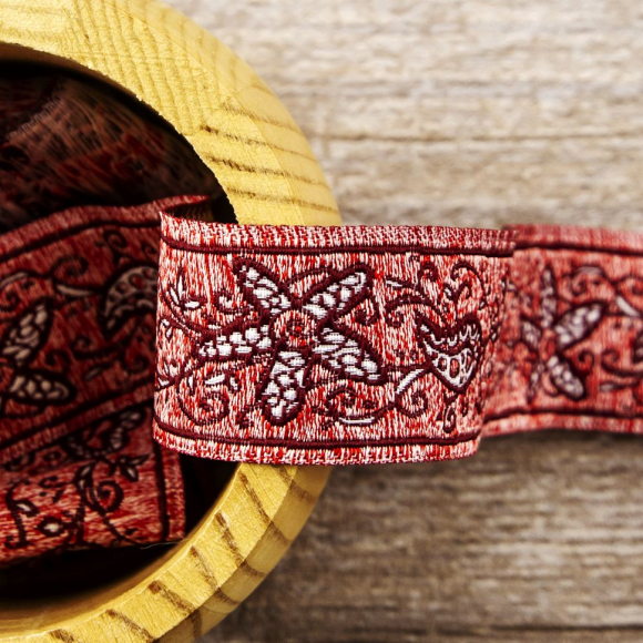 28139_Лента жаккард SAFISA, 25 мм, 15 м, цвет 05 28139_Лента жаккард SAFISA, 25 мм, 15 м, цвет 05