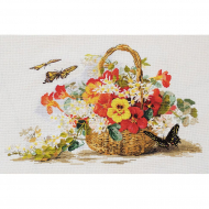 Набор для вышивания МАРЬЯ ИСКУСНИЦА арт.06.002.58 Настурция 40х25 см