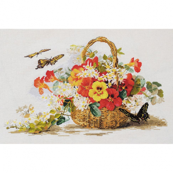 Набор для вышивания МАРЬЯ ИСКУСНИЦА арт.06.002.58 Настурция 40х25 см