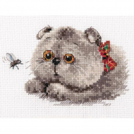 Набор для вышивания АЛИСА арт.0-191 Басик-охотник 13х8 см