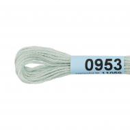 Нитки для вышивания Gamma мулине (0820-3070) 100% хлопок 24 x 8 м цв.0953 св.мята