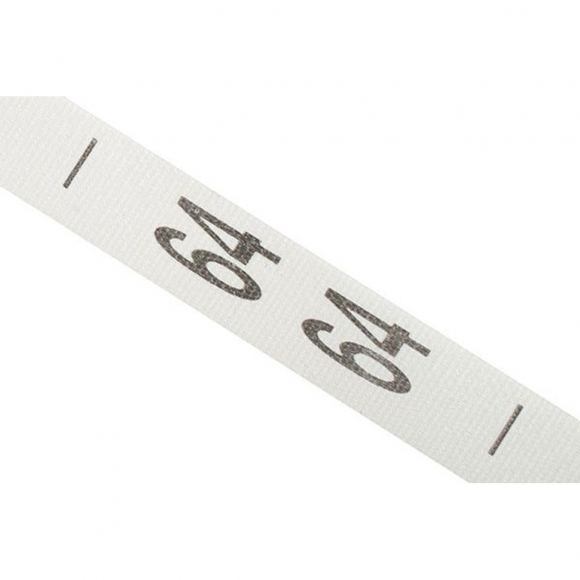 Размерники полиэстер 64 белый 10х40 мм в рул. 1250 шт (50м)