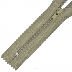 Молния MaxZipper брючная №4 замок автомат, 20см н/р цв.F318 серый уп.100шт