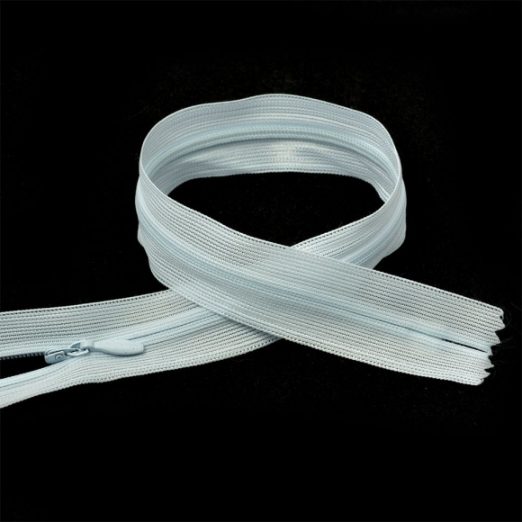 Молния MaxZipper пласт. потайная №3 20см н/р цв.F182 св.голубой уп.50шт