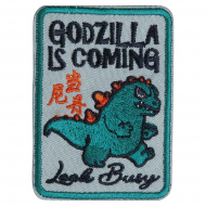 Термоаппликация "Годзилла идет"