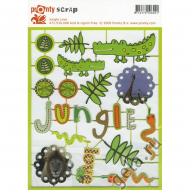 33295_Аппликация вырубная "Любовь к джунглям"