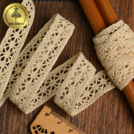 Тесьма вязаная KRUZHEVO 15мм TBY.15.01.099 цв.35 кремовый уп.10м