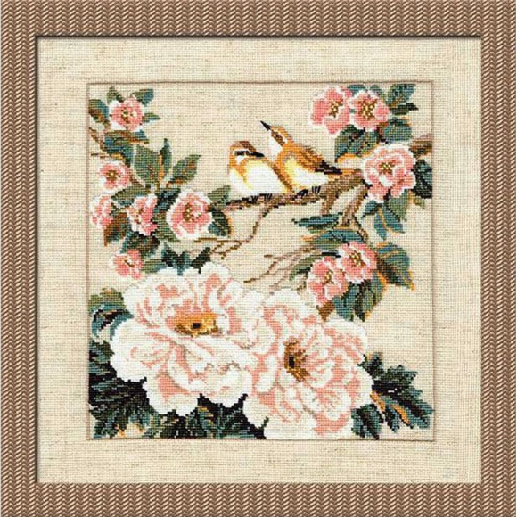 Набор для вышивания РИОЛИС арт.486 Китайские мотивы. Весна 35х35 см