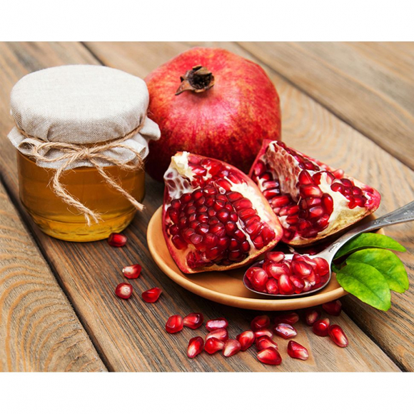 161504_Картина стразами "Медовый гранат"