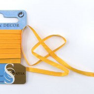 32230_Лента для вышивания SAFISA на блистере, 4 мм, 5 м, цвет 81, апельсиновый