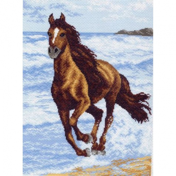 Рисунок на канве МАТРЕНИН ПОСАД арт.37х49 - 0587 Бегущий по волнам