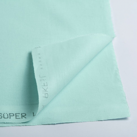 Ткань ранфорс гладкокраш., арт.WH V59, 130г/м?,100% хлопок, шир.240см, цв.мята, уп.10м