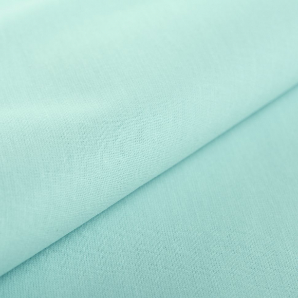 Ткань ранфорс гладкокраш., арт.WH V59, 130г/м?,100% хлопок, шир.240см, цв.мята, уп.10м