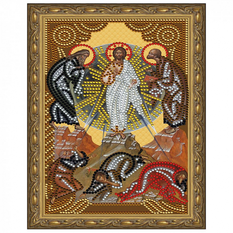 Картина 5D мозаика с нанесенной рамкой Molly арт.KM0805 Вознесение Господне (8 цветов) 20х30 см