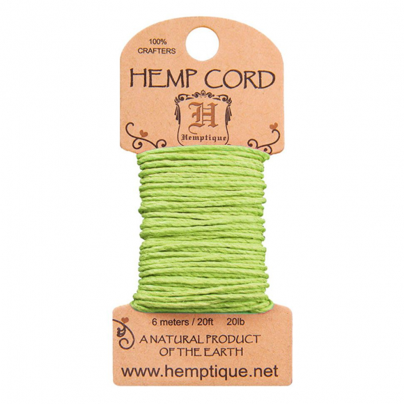 Шнур HEMPTIQUE на мини-блистере #20 - 1 мм, 6 м Шнур HEMPTIQUE на мини-блистере #20 - 1 мм, 6 м