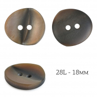 Пуговицы пластик TBY.J.2023 цв.03 кофе 28L-18мм, 2 прокола, 36шт Пуговицы пластик TBY.J.2023 цв.03 кофе 28L-18мм, 2 прокола, 36шт