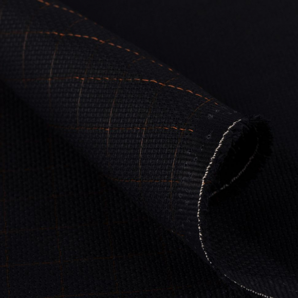 Канва Gamma K04R Aida №14 92% хлопок, 8% терилен 30 x 40 см уп.5 шт цв.черный в клетку