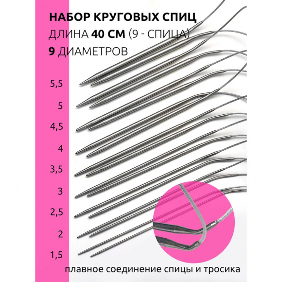 Набор для вязания Maxwell Black 40