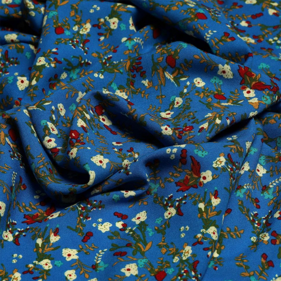 Ткань Штапель TBY Vi-21012-c9 плот 110г/м2 100% вискоза шир. 145 см цв.с9 синий уп.5м Ткань Штапель TBY Vi-21012-c9 плот 110г/м2 100% вискоза шир. 145 см цв.с9 синий уп.5м