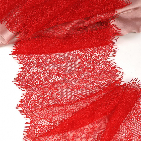 Кружево реснички KRUZHEVO арт.TBY A88 шир.170мм цв.SD163 красный уп.3м Кружево реснички KRUZHEVO арт.TBY A88 шир.170мм цв.SD163 красный уп.3м
