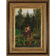 Рисунок на ткани (Бисер) КОНЁК арт. 9776 Аленушка 29х39 см