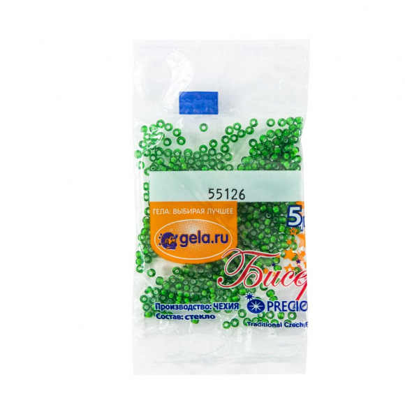 Бисер №10, 5 г., цвет 55126