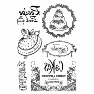 66134_Набор переводных изображений (Transfer) "Кондитерская"