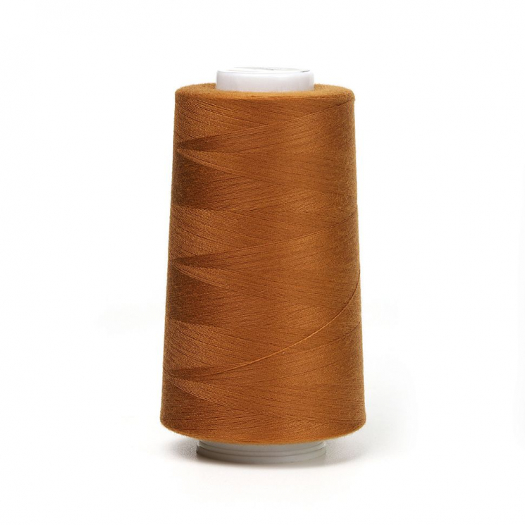 Нитки швейные 50/2 полиэстер 5000 ярд цв.398 рыжий MAX