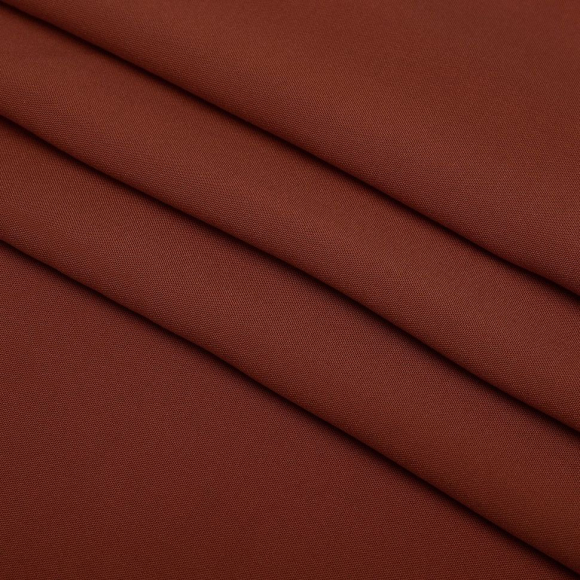 Ткань Штапель 130 г кв.м 100% вискоза шир.145 см арт.Р.28867.27 цв.27 терракотовый уп.25м