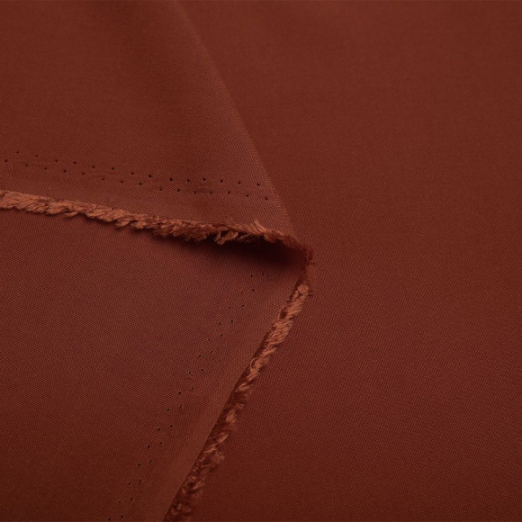 Ткань Штапель 130 г кв.м 100% вискоза шир.145 см арт.Р.28867.27 цв.27 терракотовый уп.25м