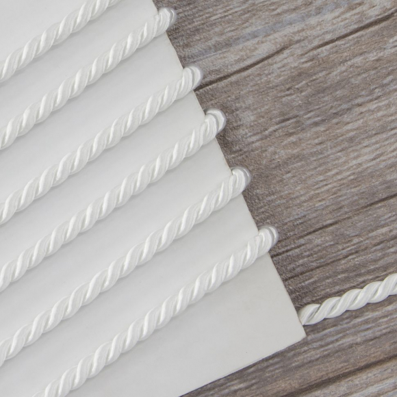 Шнур витой PEGA, белый, 5 мм Шнур витой PEGA, белый, 5 мм