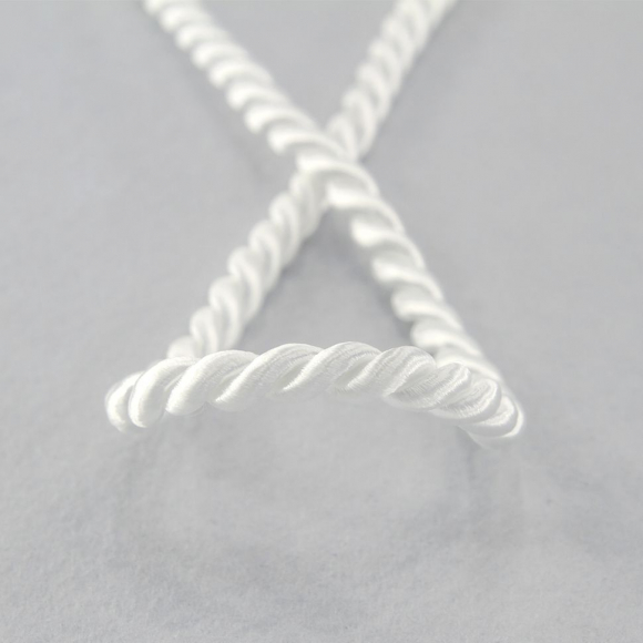 Шнур витой PEGA, белый, 5 мм Шнур витой PEGA, белый, 5 мм