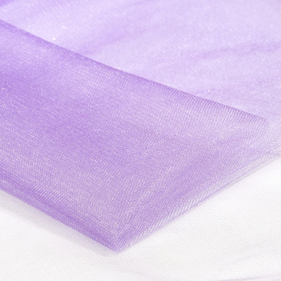 Фатин Кристалл средней жесткости блестящий арт.K.TRM шир.300см, 100% полиэстер цв. 69 К уп.5м - бледно-розовый