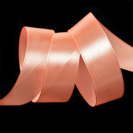 Лента атласная 25мм цв.3068 персиковый IDEAL уп.27,4 м