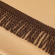 Бахрома для штор арт.0390-0910 цв.6470 шир.62мм цв.коричневый уп.10м