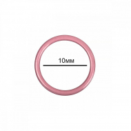 Кольцо для бюстгальтера металл TBY-57712 d10мм, цв.S256 розовый рубин, уп.100шт