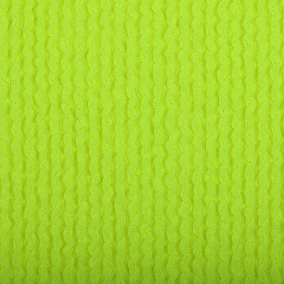 Ткань трикот. Бифлекс жатка арт.TBY-JB-14 490г/м? 92% ПЭ 8% спандекс шир.80см цв.14 яр. лимонный уп.3м