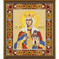 Набор для вышивания бисером НОВА СЛОБОДА арт.Д6160 Св.Людмила Чешская 13х15 см