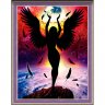 Набор для изготовления картин АЛМАЗНАЯ ЖИВОПИСЬ арт.АЖ.1799 Темный Ангел 30х40 см
