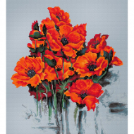 Набор для вышивания LUCA-S арт. B2380 Маки 30,5х33 см