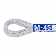 Нитки для вышивания Gamma мулине NM металлик 100% полиэстер 12 x 8 м цв.М-45 жемчужный